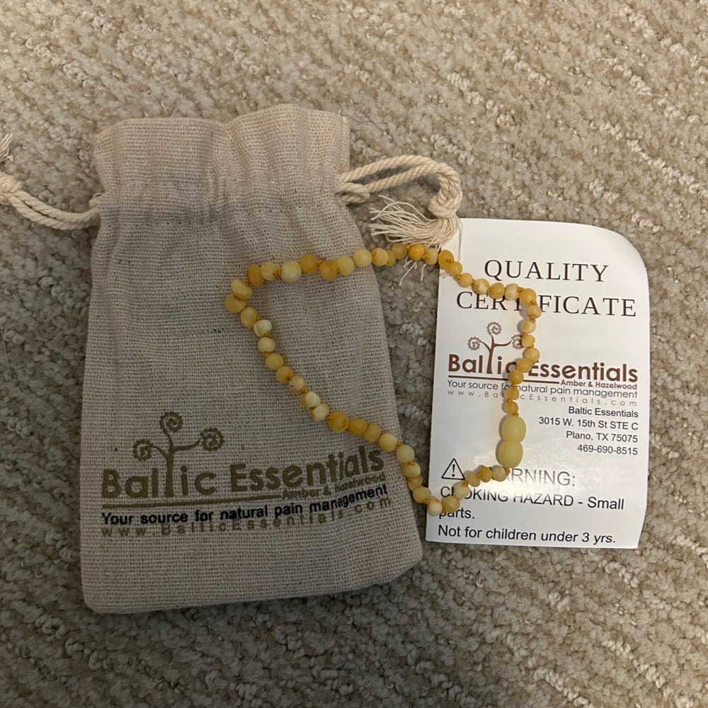 Balic Essentials Amber Beaded Necklace for Baby